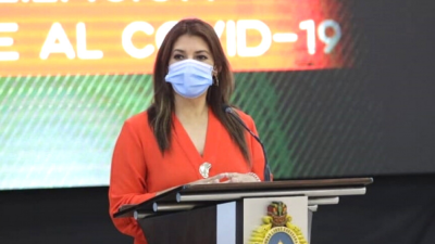 La secretaria de Salud, Alba Consuelo Flores.