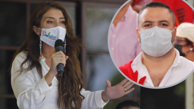 Iroshka Elvir, es candidata a diputada por Francisco Morazán en el partido PSH, Luis Munguía es candidato a diputado suplente en ese mismo departamento por el partido Libre.
