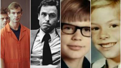 Los rostros infantiles de ocho asesinos en serie que atormentaron a la humanidad.
