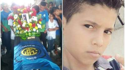 La consternación y el dolor era palpable entre los asistentes al entierro de Carlos Adolfo Mencía (14).