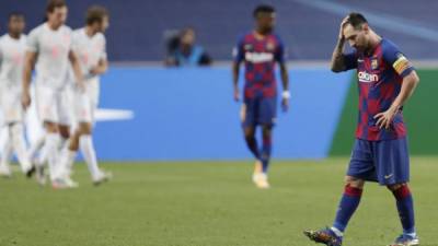 Messi le comunicó al Barcelona que quiere irse 'unilateralmente' del club. Foto AFP.