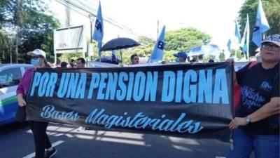 Los maestros marchando este día.