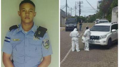 Las autoridades identificaron al agente como Yader Adony Mencía Armijo (21), originario de Yoro.