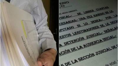 Hoy, el director regional se presentó voluntariamente, por lo que se desarrolló la audiencia de declaración de imputado, en la que el juez le impuso medidas sustitutivas: no podrá salir del país y deberá presentarse de forma periódica.