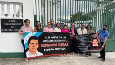 Familiares pidieron este martes a la Corte Interamericana de Derechos Humanos (CorteIDH) una condena contra el Estado de Honduras.