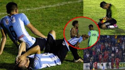 Las imágenes del descenso de Broncos del Sur a la Liga Mayor, mientras que el Atlético Choloma celebró su permanencia en la Segunda División. Fotos Neptalí Romero