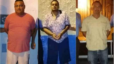 Jesús Armando García Montes (35), Marvin Ivan Sánchez Díaz (36) y Gerson Leodán Ruiz Vásquez (33).