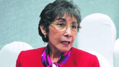 Maribel Espinoza, diputada del Partido Salvador de Honduras.