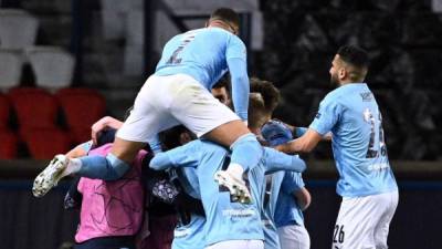 El Manchester City vinó de atrás para remontar y ganar al PSG. Foto AFP