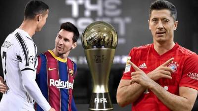 Robert Lewandowski es el favorito ante Messi y Cristiano Ronaldo.