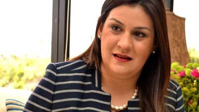 María Dolores Agüero canciller de la República.