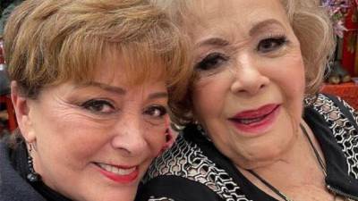 Sylvia Pasquel y su madre Silvia Pinal.