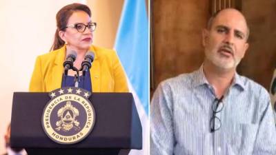 Xiomara Castro y Eduardo Facussé.