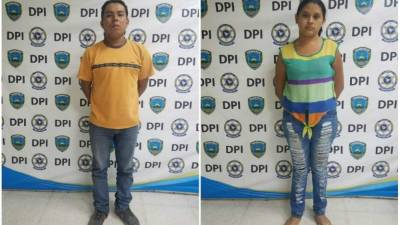 La captura de la pareja se registró en Santa Rosa de Copán, región occidental del país.