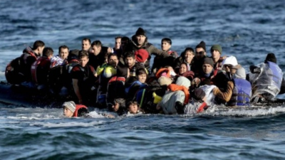 Migrantes que intentan llegar a España.