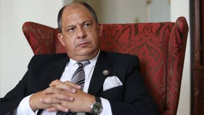 Luis Guillermo Solís expresidente de Costa Rica y jefe de la misión de observación electoral de la Organización de los Estados Americanos (OEA).