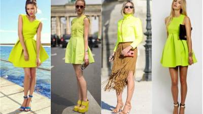 Penetrante y ácido, este tono sabe impresionar con su presencia estridente y vibrante como la de los cítricos.