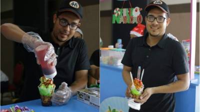 El empresario Héctor Escobar, quien muestra una de las Katrachamoys que él mismo elaboró, asegura que la perseverancia es clave para el éxito de todo emprendedor.