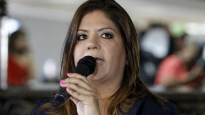 La ex diputada por el Partido Nacional de Honduras, Lena Gutiérrez.