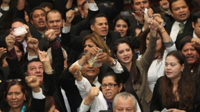 Bancada del Partido Libre (Imagen de archivo).