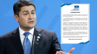 El ex presidente hodureño, Juan Orlando Hernández.