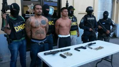 En San Pedro Sula cayeron Elmer Pérez y Willian Castellanos.