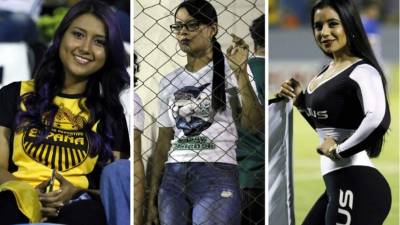 Ellas ponen el ambiente en la cuarta jornada del Torneo Apertura 2018 de la Liga Nacional del fútbol hondureño.