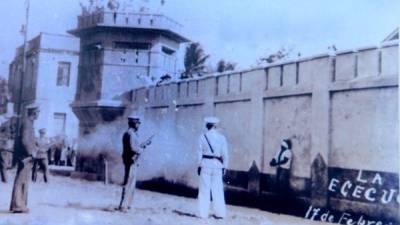 Una ejecución realizada el 17 de febrero de 1932, frente al cuartel general.
