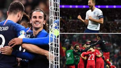 Francia, Inglaterra, Turquía y República Checa se clasificaron a la Eurocopa 2020.