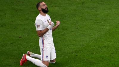 Benzema es figura en el ataque de la selección de Francia y el Real Madrid.