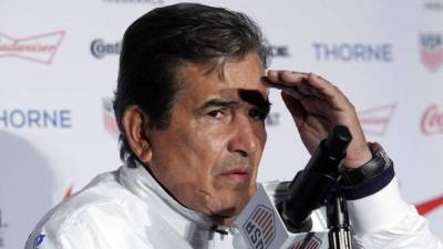 Jorge Luis Pinto habló en rueda de prensa en California. Foto Neptalí Romero/Enviado Especial