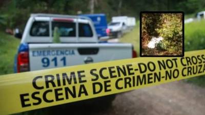 Encontraron el cuerpo del hombre en medio de la maleza.