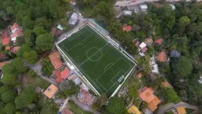 Te presentamos la bella cancha sintética que fue inaugurada hace unos días en Santa Lucía, Francisco Morazán.