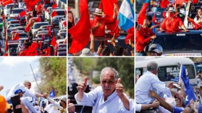 Xiomara Castro (Libre) y Nasry 'Tito' Asfura (Nacional), cerraron sus campañas políticas en los departamentos de Cortés y Francisco Morazán donde recibieron el calor de sus simpatizantes.