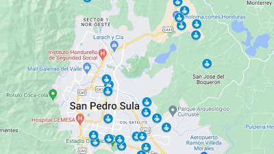 Más de 70 colonias fueron puestas bajo régimen de excepción en San Pedro Sula y alrededores