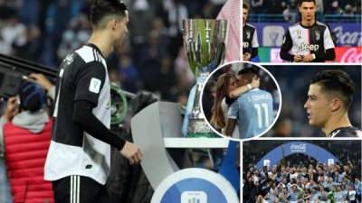 Cristiano Ronaldo fue protagonista en la Supercopa de Italia que perdió la Juventus contra la Lazio en Riad, Arabia Saudita.