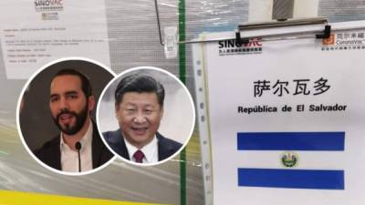 Nayib Bukele agradeció a su par chino Xi Jinping por acelerar el envío del primer lote de vacunas contra el covid-19 a El Salvador.