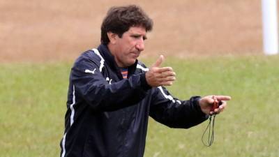 Héctor Vargas, durante el entrenamiento de este viernes. Foto Juan Salgado