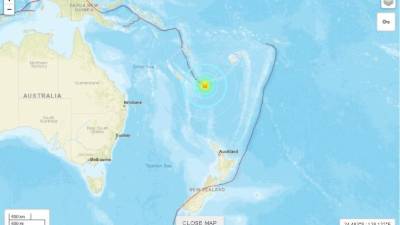 Australia y Nueva Zelanda pidieron a la población alejarse de las costas por alerta de tsunami./Twitter.