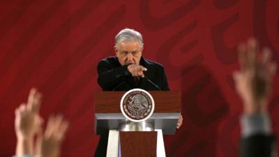 El presidente de México, Andrés Manuel López Obrador. Foto: EFE