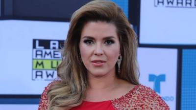 La ex reina de belleza venezolana, Alicia Machado.