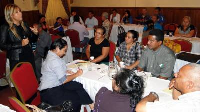 Representantes de empresas de El Progreso durante la capacitación.