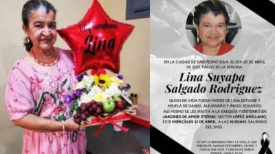 Permanecía hospitalizada en los últimos días tras recaer por la enfermedad, en el IHSS regional San Pedro Sula, donde falleció.