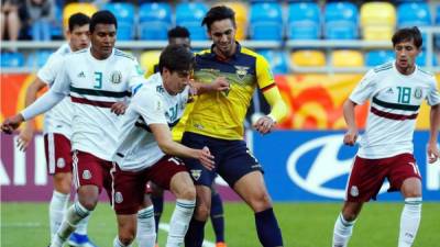 México perdió 1-0 contra Ecuador y dijo adiós al Mundial Sub-20 de Polonia. Foto es.FIFA.com