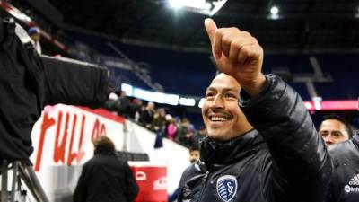 Roger Espinoza ha disputado 28 partidos esta temporada con el Sporting Kansas City.