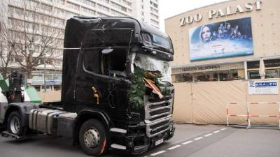 El conductor del camión se dio a la fuga tras arrollar a un grupo de personas. AFP.