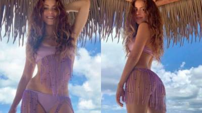 La cantante colombiana Shakira ha dejado con la boca abierta a sus fans con sus nuevas fotos en Instagram. La artista desborda sensualidad y luce cuerpazo en un bikini color morado lila.