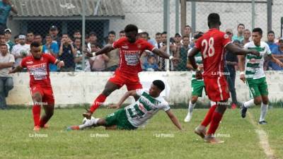 San Juan y Real Sociedad empatan en la final de la Liga de Ascenso de Honduras. Foto Jorge González