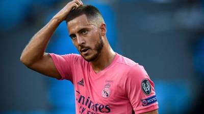 En el Real Madrid esperan la llegada de la mejor versión de Eden Hazard que no ha aparecido desde la lesión. Foto EFE