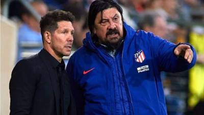 Germán 'Mono' Burgos hace una gran dupla con Diego Simeone en el Atlético de Madrid.